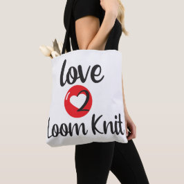 Bolso De Tela Love 2 Loom Knit