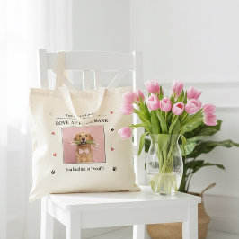 Bolso De Tela Love at First Bark Personalized Dog 