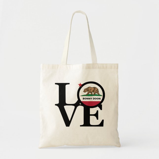Bolso De Tela LOVE Bonny Doon Tote (Frente)
