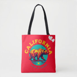 Bolso De Tela Love California Tote Bag