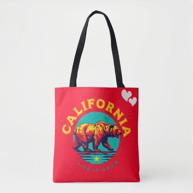 Bolso De Tela Love California Tote Bag (Anverso)