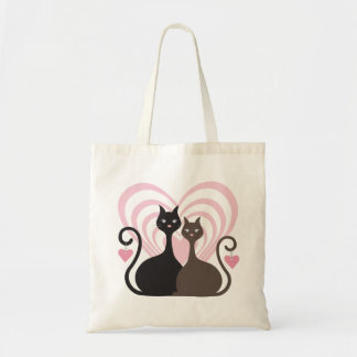 Bolso De Tela Love Cats CustomTote Bag Small