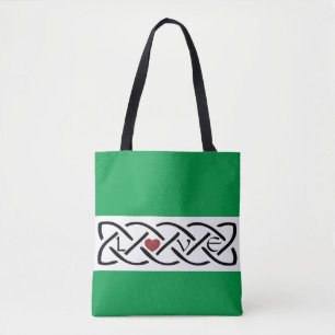 Bolso De Tela Love Celtic Knot