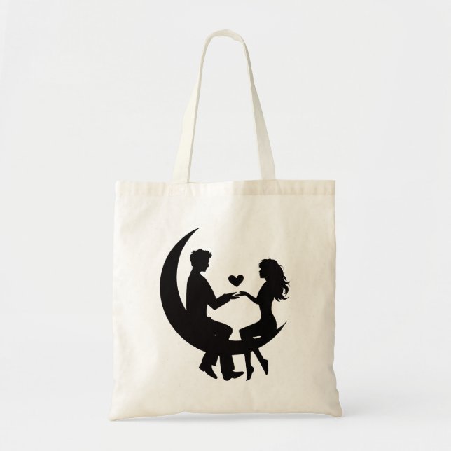 Bolso De Tela Love Couple (Frente)