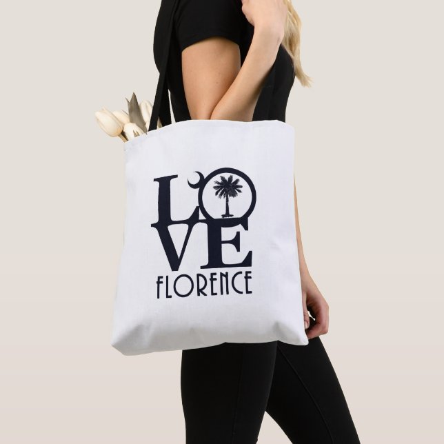 Bolso De Tela LOVE Florence South Carolina (Detalle)