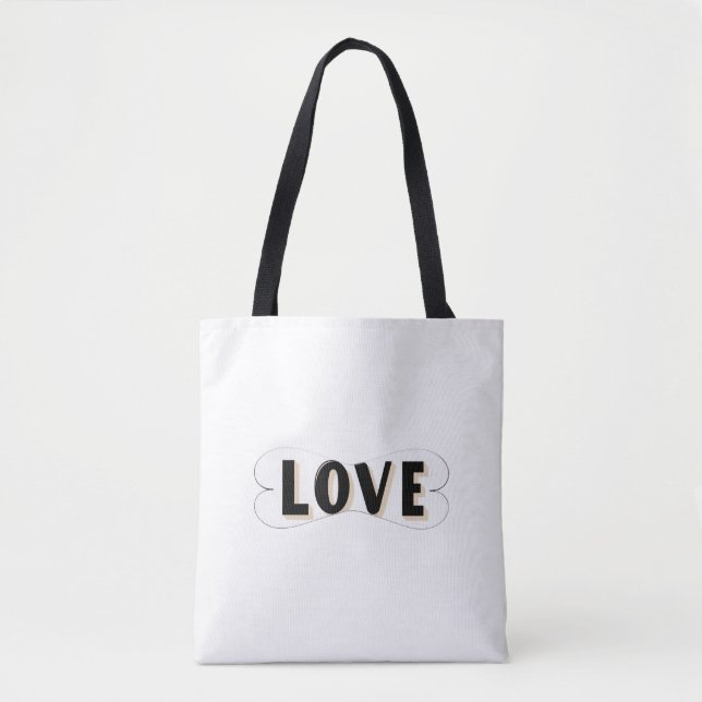 Bolso De Tela Love Flow (Anverso)