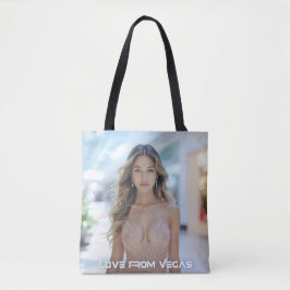 BOLSO DE TELA LOVE FROM VEGAS