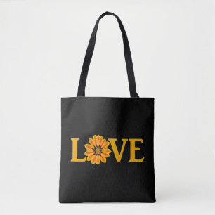 Bolso De Tela Love Gazania Tote Bag