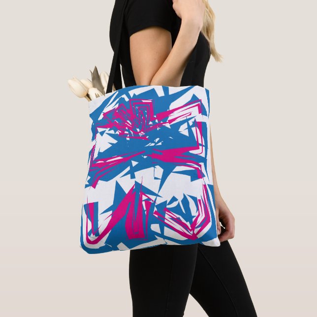 Bolso De Tela LOVE GEOMESKY ANIMALS butterfly BY MASANSER (Detalle)