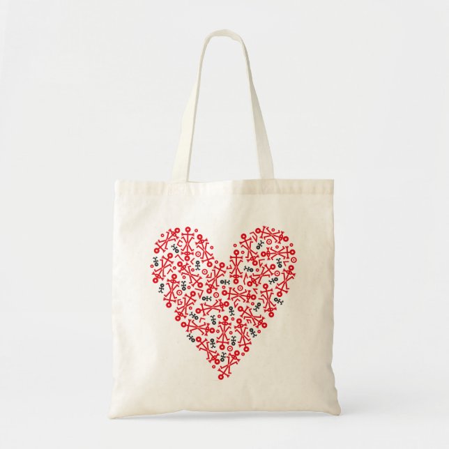Bolso De Tela Love Heart Icon 2012 Art (Frente)