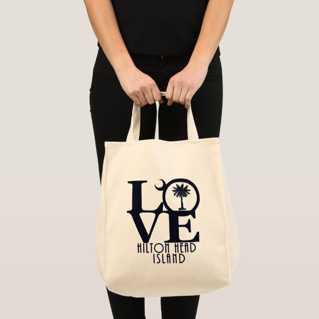 Bolso De Tela LOVE Hilton Head Island (Anverso (producto))