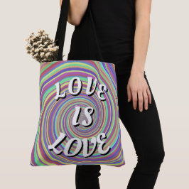 Bolso De Tela Love Is Love Pride Tote Bag