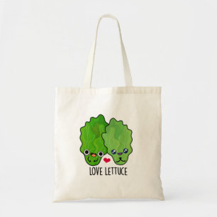Bolso De Tela Love Lettuce Funny Veggie Pun