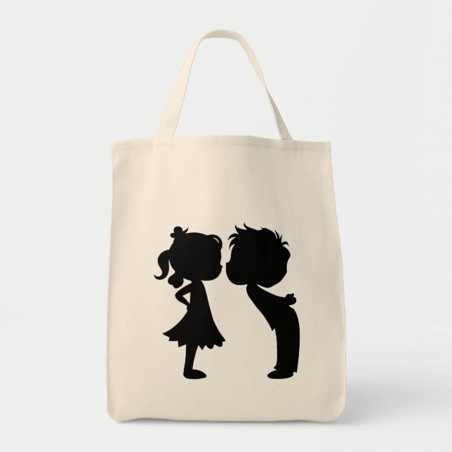 Bolso De Tela Love Nr. 7 (Frente)