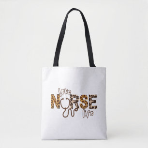 Bolso De Tela Love Nurse Life Cheetah 3