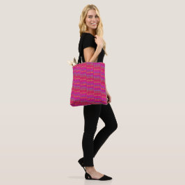 Bolso De Tela LOVE Pink All-Over Print Tote Bag