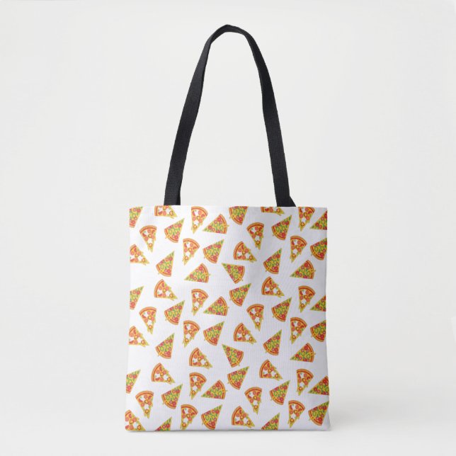 Bolso De Tela Love Pizza (Anverso)
