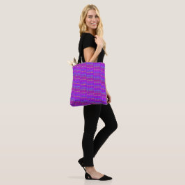 Bolso De Tela LOVE Purple All-Over Print Tote Bag