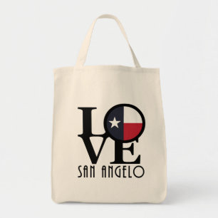 Bolso De Tela LOVE San Angelo