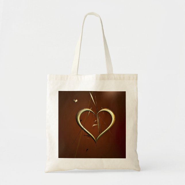 Bolso De Tela Love Shards of Gold Budget Tote Bag (Frente)