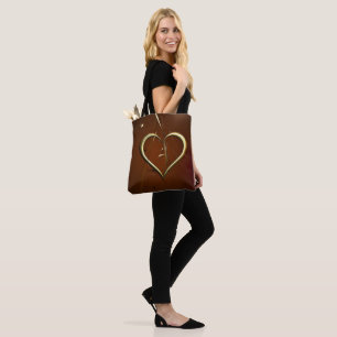 Bolso De Tela Love Shards of Gold Tote Bag