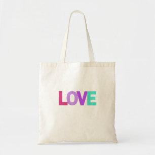 Bolso De Tela Love Tote Bag