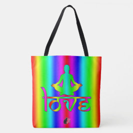 Bolso De Tela Love Tote Bag
