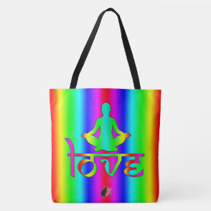 Bolso De Tela Love Tote Bag