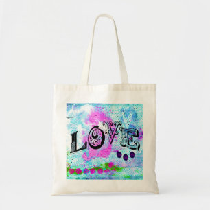 Bolso De Tela Love Tote Bag