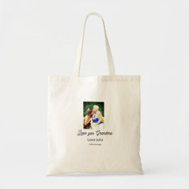 Bolso De Tela Love you Grandma photo name love message grandkids