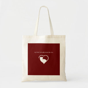 Bolso De Tela lovecats hotsprings "my heart" shopping