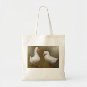 Bolso De Tela Lovely Ducks