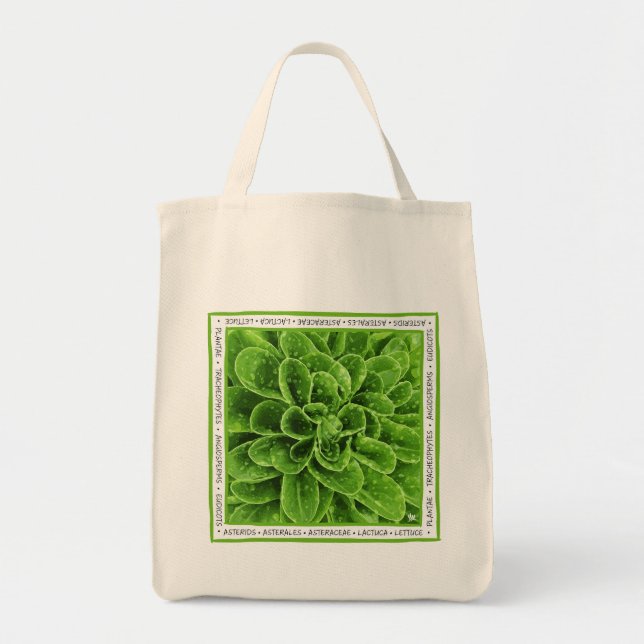 Bolso De Tela Lovely Lettuce (Frente)