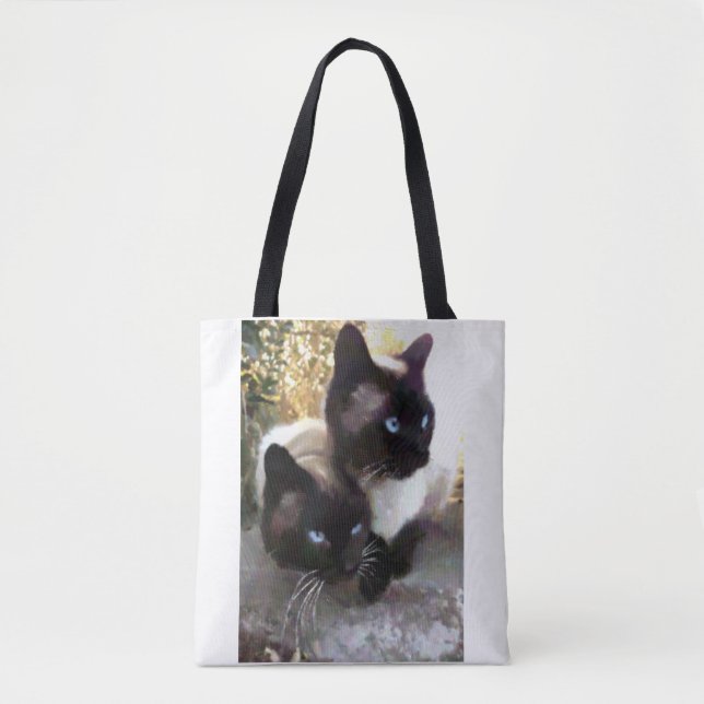 Bolso De Tela Lovely siamese (Anverso)