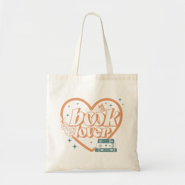 Bolso De Tela Lover de libros (Frente)