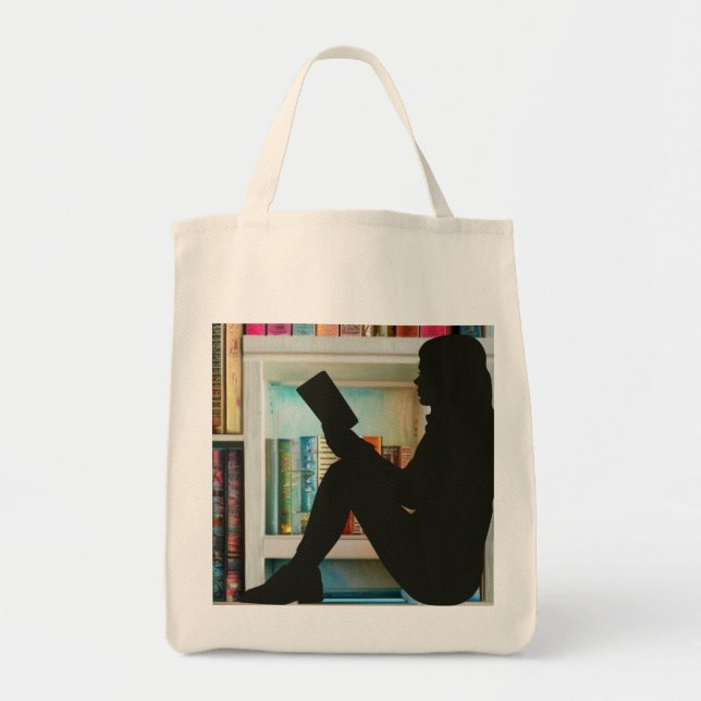 Bolso De Tela Lover de libros (Frente)