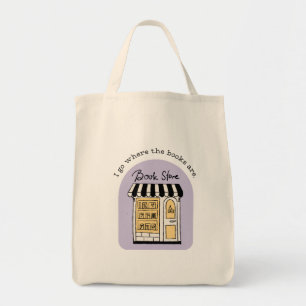 Bolso De Tela Lover del libro voy a donde están los libros