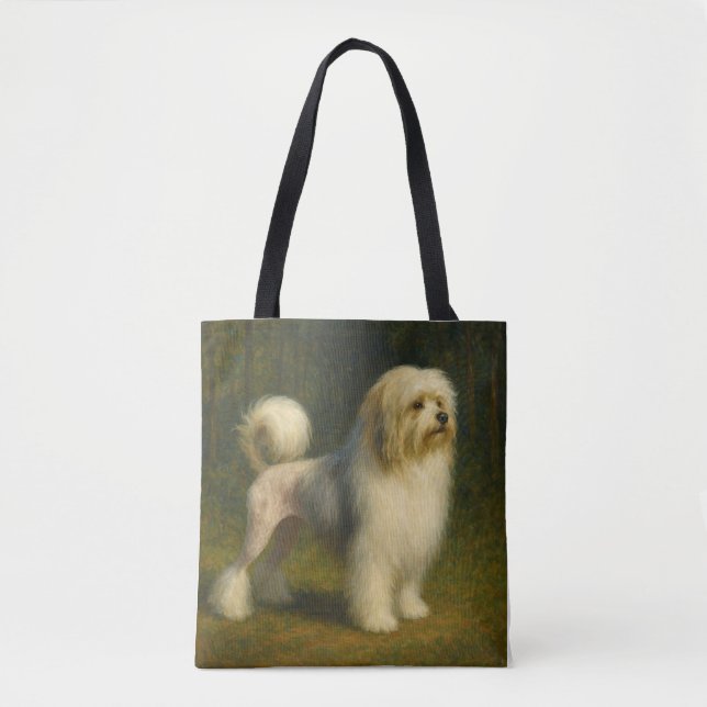 Bolso De Tela Lowchen (Anverso)