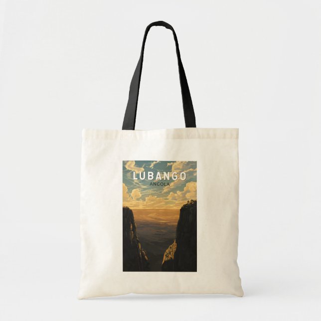 Bolso De Tela Lubango Angola Viaje de arte (Frente)