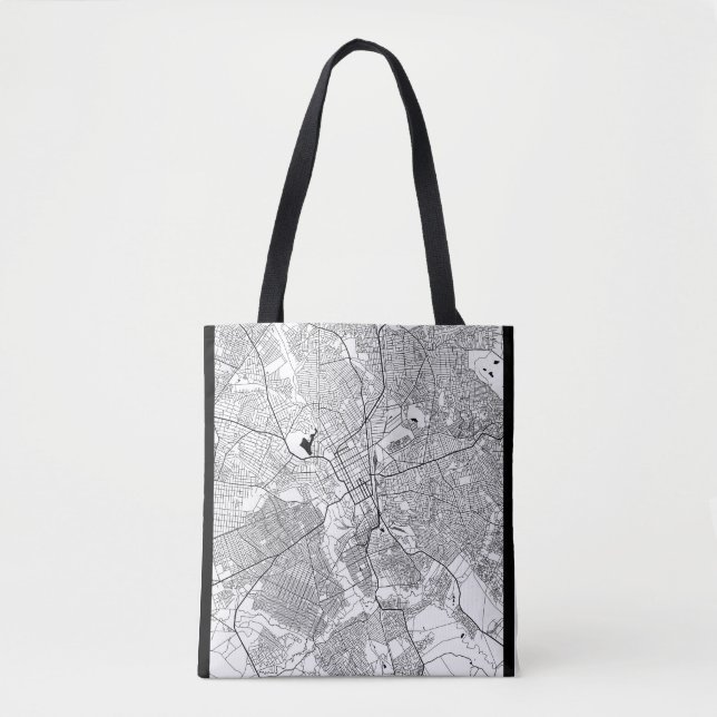 Bolso De Tela Lubumbashi DR Congo Map (Anverso)