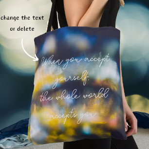 Bolso De Tela Luces cósmicas de baile