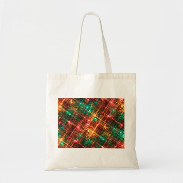 Bolso De Tela luces de árbol de navidad (Frente)