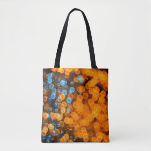 Bolso De Tela Luces de bokeh para navidades