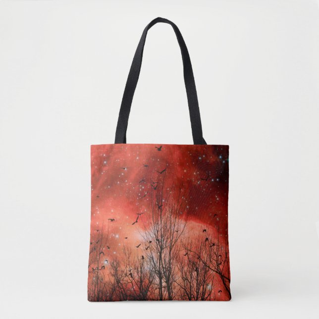 Bolso De Tela Luces de Estrella Roja (Anverso)