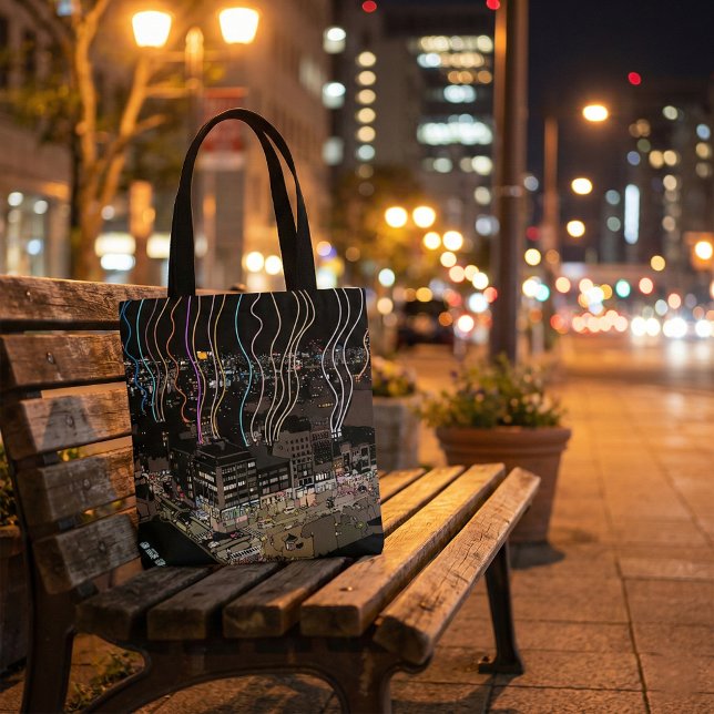 Bolso De Tela Luces de la ciudad de Boston (Subido por el creador)