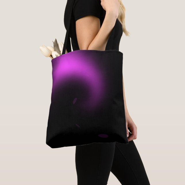 Bolso De Tela Luces de torrente morado de sol (Detalle)