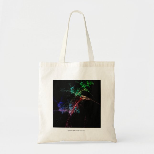 Bolso De Tela Luces mágicas de arte abstracto (Frente)