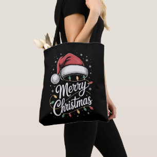 Bolso De Tela Luces Navideñas Sombrero de Santa Navidad Familia