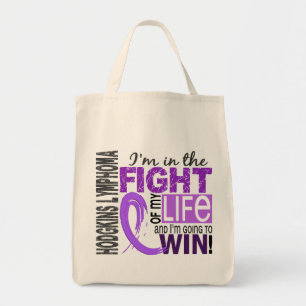 Bolso De Tela Lucha del linfoma de mi Hodgkin de la vida