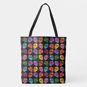 Bolso De Tela Lucha libre sugar Skull